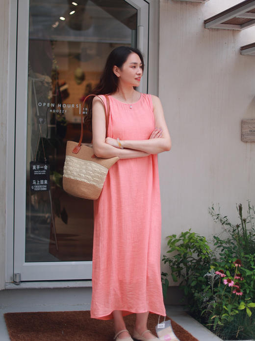 【线上专属】金莲·吊带裙（25718419C-金莲花橙） 商品图2