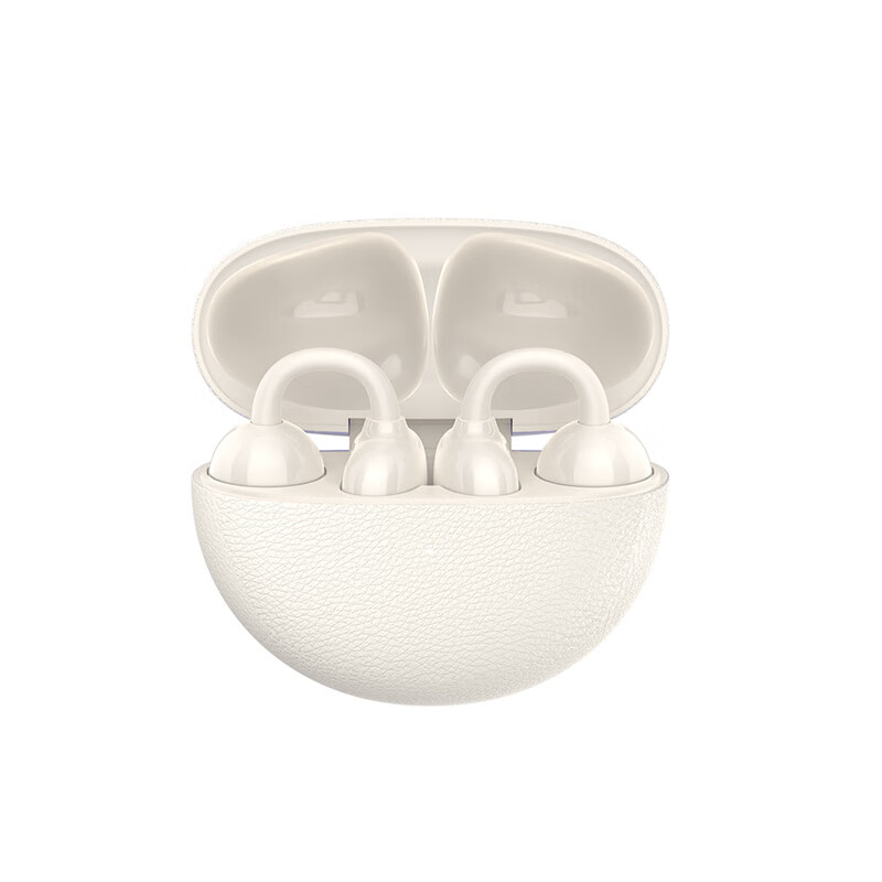 WIWU灵动Ai-305不入耳夹耳蓝牙耳机 米白色