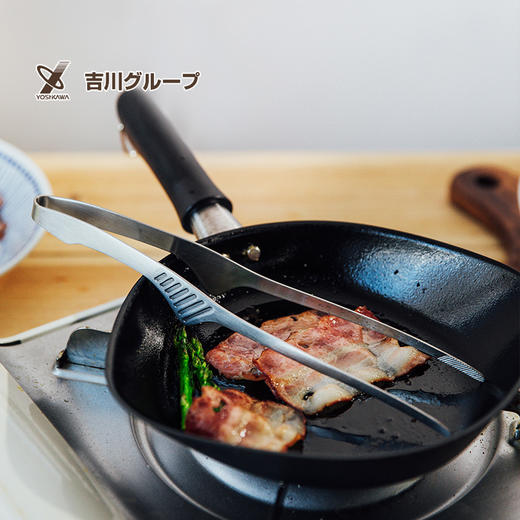 吉川YOSHIKAWA日本进口不锈钢食品夹 烤肉夹烧烤夹 商品图3