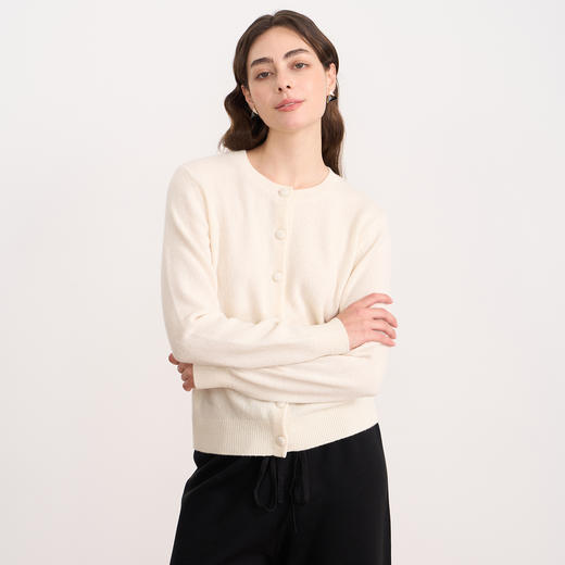 【5.2%羊绒】EITIE爱特爱圆领舒适柔软羊毛秋季新款针织衫D2501919 商品图8