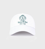 Sporty & Rich - Crown Tennis Hat - White/Alpine - 女装 - 帽子 - 白色/绿色 商品缩略图0