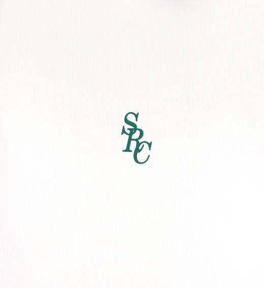 Sporty & Rich - Src Sports Polo Vest - White/Alpine - 女装 - Polo衫 - 白色/绿色 商品图5