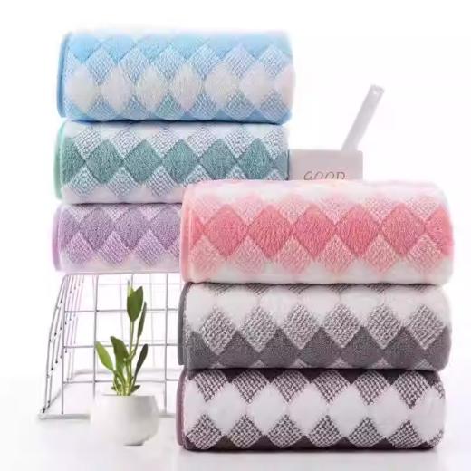 鼎夫牌珊瑚绒浴巾 商品图2