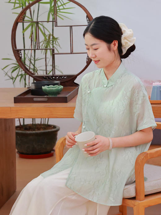 【2026东衣作】衬衫（25710435山岚） 商品图3