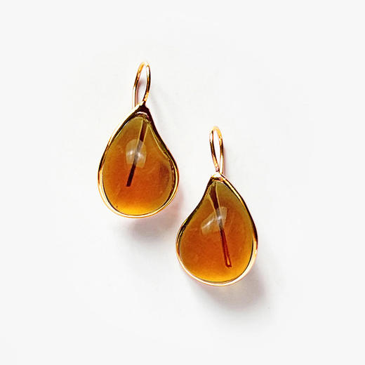 北京仓｜Loulou de la Falaise-AMBRE-琥珀金 耳环［法国设计师］ 商品图4