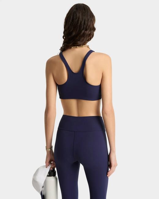 Sporty & Rich - Srhwc Sports Bra - Dark Navy/White - 女装 - 胸衣 - 深蓝色/白色 商品图5