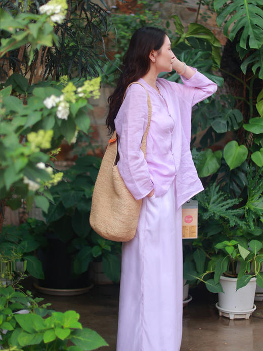 【抖音专属】水中月·新中式衬衣（25710430水中月） 商品图3