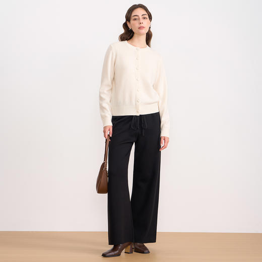 【5.2%羊绒】EITIE爱特爱圆领舒适柔软羊毛秋季新款针织衫D2501919 商品图9