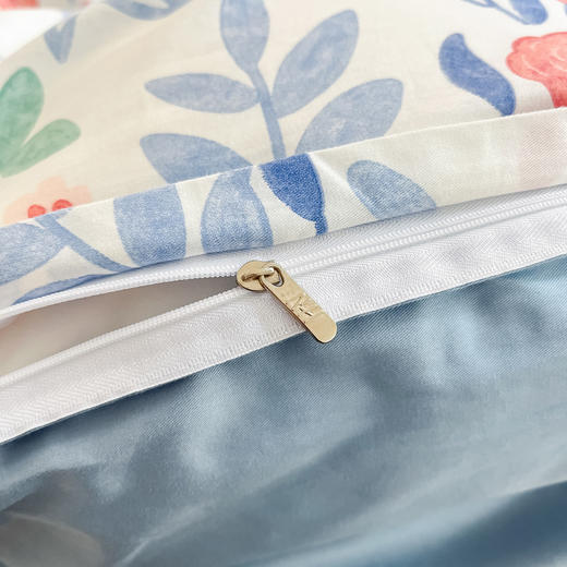 自然醒全棉床上四件套100纯棉小清新被套床笠宿舍卡通床单三件套床品NH128 商品图12