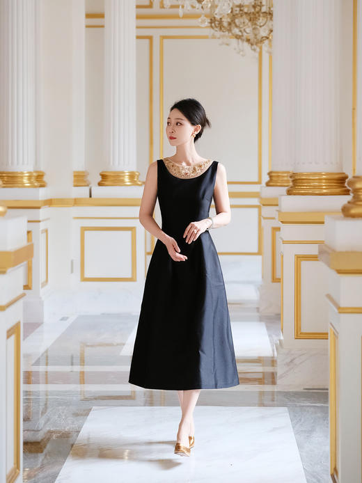 东方境X郭培 | 后背金礼服裙 商品图0