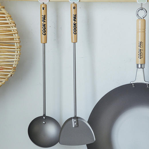 日本进口吉川超轻钛铲钛勺 家用不易生锈炒菜铲锅铲厨具 商品图1