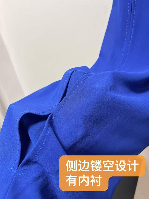 仅限11.11，不参与退 【孤品捡漏】G167克莱因蓝雪纺夏季休闲裤-喜出 商品图3