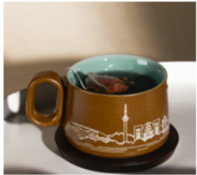 城市咖啡杯