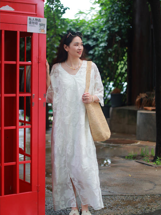 【2026东衣作】新中式连衣裙(25707440月上海棠) 商品图3