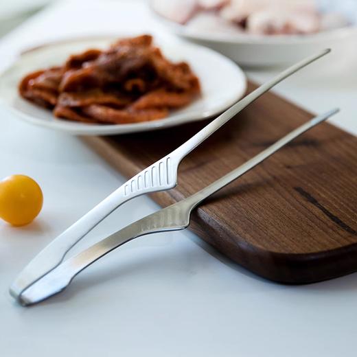 吉川YOSHIKAWA日本进口不锈钢食品夹 烤肉夹烧烤夹 商品图8