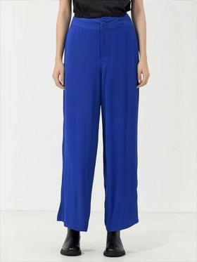 仅限11.11，不参与退 【孤品捡漏】G167克莱因蓝雪纺夏季休闲裤-喜出