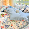 自然醒全棉床上四件套100纯棉小清新被套床笠宿舍卡通床单三件套床品NH128 商品缩略图4