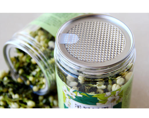 【严选】【无色素 无添加剂 茉莉花核心第一产区】华贵茉莉荷香 清新荷叶茶味与甜美茉莉花香 清甜鲜嫩 浓郁持久50g/罐（厂家直发） 商品图2