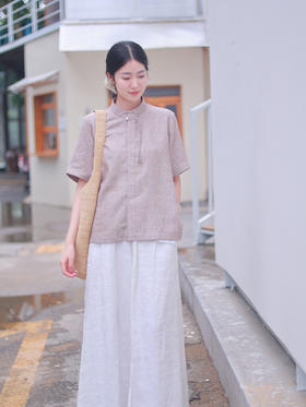 【抖音专属】无尘界·新中式衬衣（25710375-丹秫）