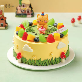 猫咪派对·鲜果多多蛋糕，可选1.5/2.5/6磅