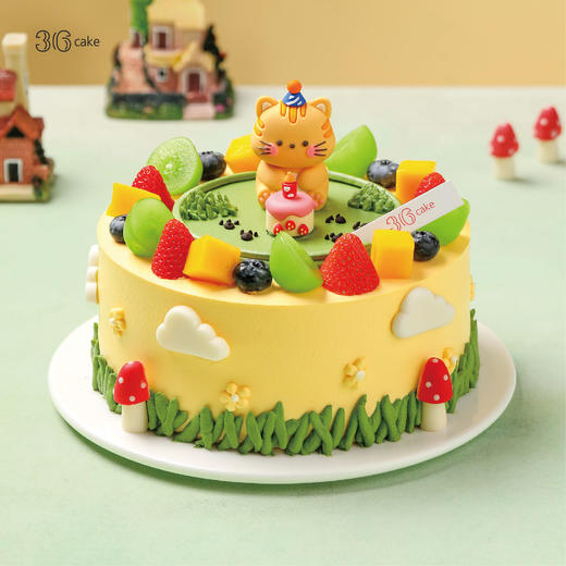 猫咪派对·鲜果多多蛋糕，可选1.5/2.5/6磅 商品图0
