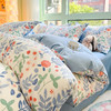 自然醒全棉床上四件套100纯棉小清新被套床笠宿舍卡通床单三件套床品NH128 商品缩略图6