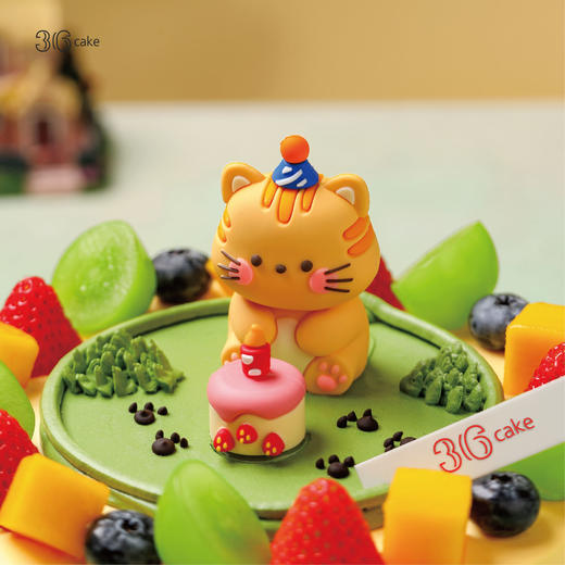猫咪派对·鲜果多多蛋糕，可选1.5/2.5/6磅 商品图1