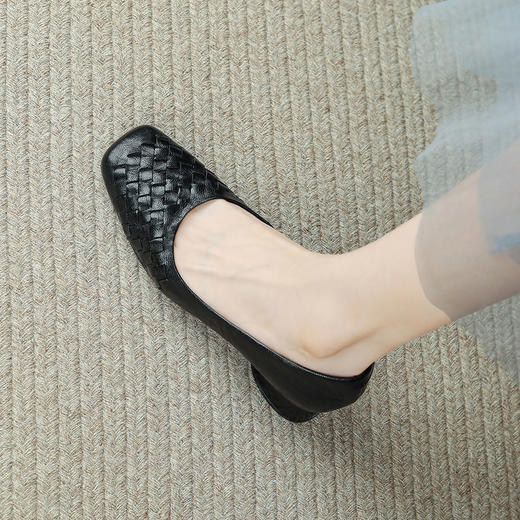 品质好货|Safiya/索菲娅2025春秋浅口软底软面羊皮鞋垫舒适女鞋 SFD3111707 商品图6