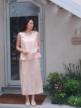 【抖音专属】初昕·新中式马甲+半裙（25704380+25706381-晨晖）