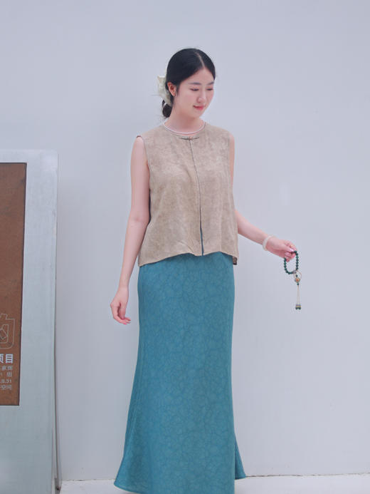 【抖音专属】热望·新中式马甲(25704303-暖玉) 商品图1