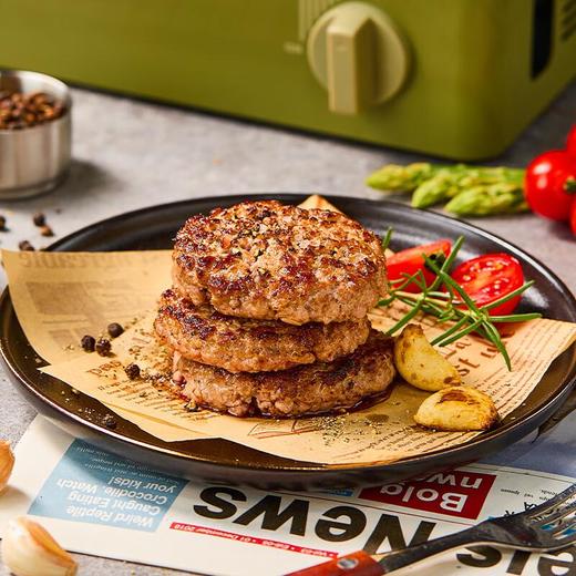 潮香村原切谷饲安格斯牛肉饼 300g/盒 商品图4