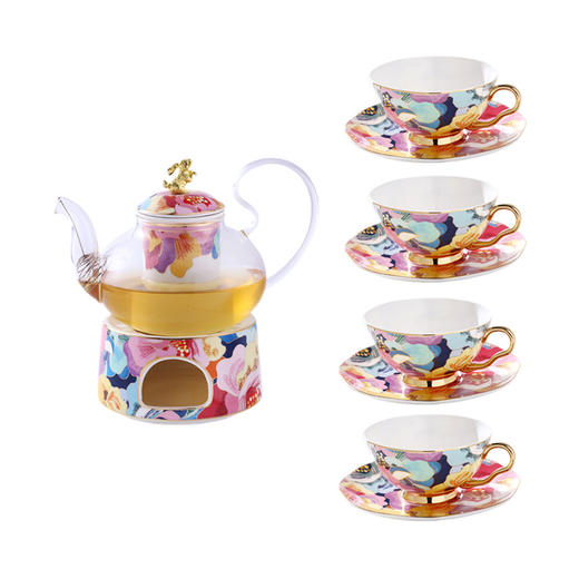 B-NX-22 诺轩-绚丽牡丹花茶套装 商品图0