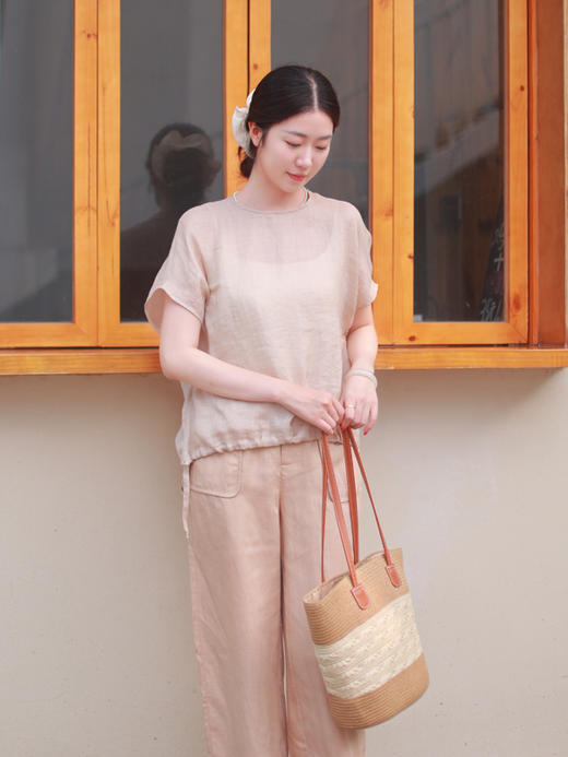 【抖音专属】谷响·直筒裤(25709445-无尽) 商品图1