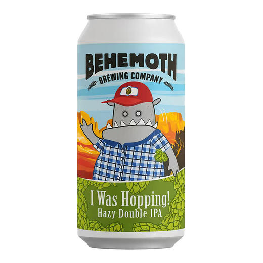 【冷库储存】新西兰比萌巨兽酒花正欢双倍浑浊IPA啤酒 8.5%vol 440ml 商品图0