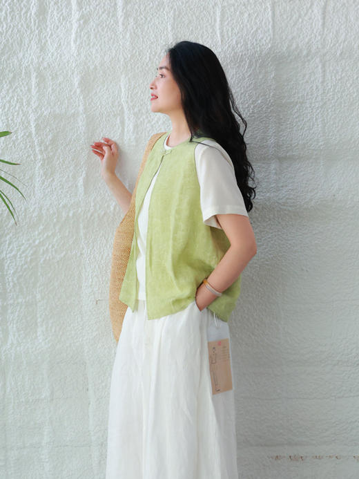 【抖音专属】新中式马甲（25704303-欧碧） 商品图1