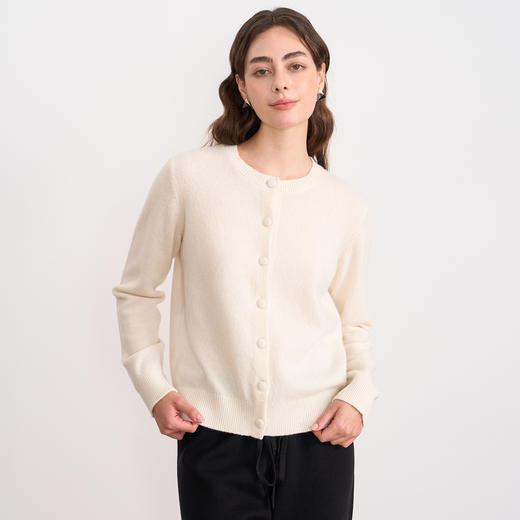 【5.2%羊绒】EITIE爱特爱圆领舒适柔软羊毛秋季新款针织衫D2501919 商品图7