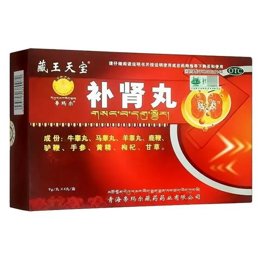 藏王天宝补肾丸   9g*4丸/盒 商品图0