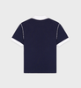 Sporty & Rich - Crown 70s Pique Polo - Dark Navy/White - 女装 - Polo衫 - 深蓝色/白色 商品缩略图1
