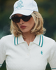 Sporty & Rich - Crown Tennis Hat - White/Alpine - 女装 - 帽子 - 白色/绿色 商品缩略图4