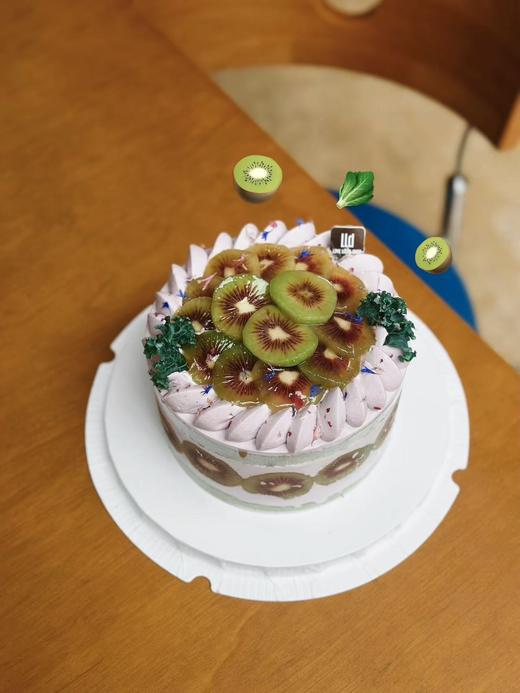 【首创低卡低脂】巴西莓羽衣甘蓝红心猕猴桃·奶油蛋糕 商品图0