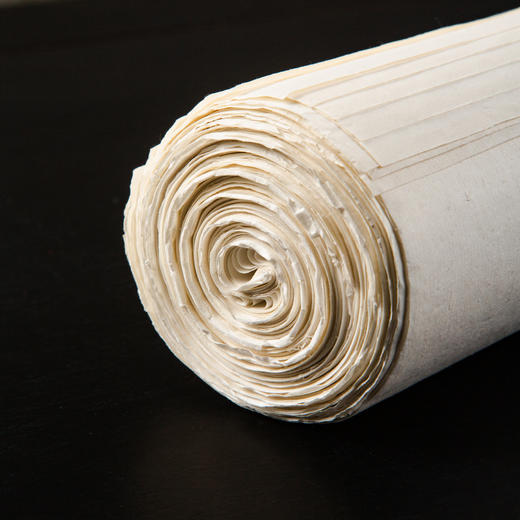 70年代上海朵云轩木版水印四尺长对开大画笺原装一卷(兰花，色标:花青) 商品图3