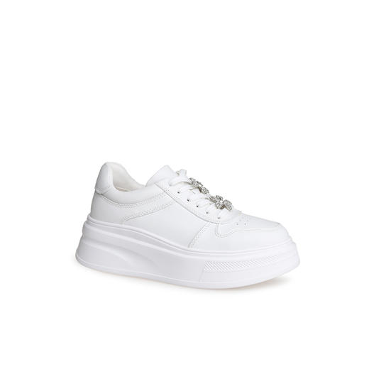 豪麟名鞋奥莱迪嘉女鞋时尚休闲鞋牛皮革DJXXO52WX208白色  原价1960元 商品图0