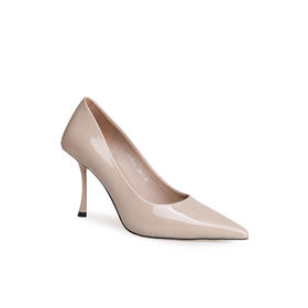 豪麟名鞋迪嘉女鞋皮鞋牛移膜革DJHJA52WP010裸色