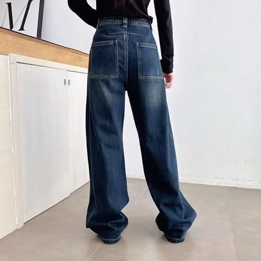 秋季新款休闲显高垂感宽松阔腿香蕉裤子 商品图1