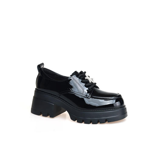 豪麟名鞋迪嘉女鞋乐福鞋牛移膜革DJYRA52WS008黑色 商品图0