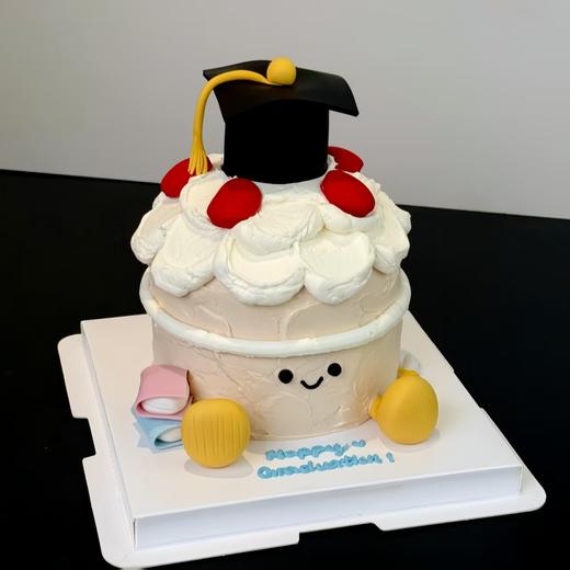 【小小科研家】jellycat学位帽翻糖儿童蛋糕 商品图0