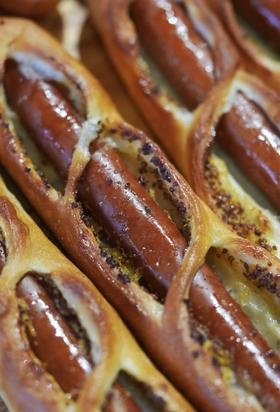 法兰克福芥末籽脆肠软欧