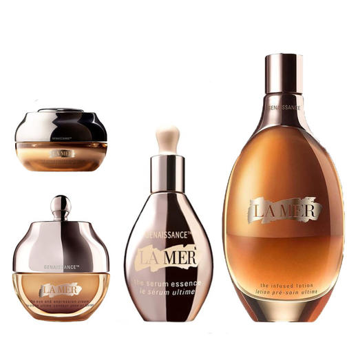 海谜鎏金四件套(鎏金精华30ml 鎏金水150ml 鎏金晚霜50ml 鎏金眼霜15ml) 商品图0