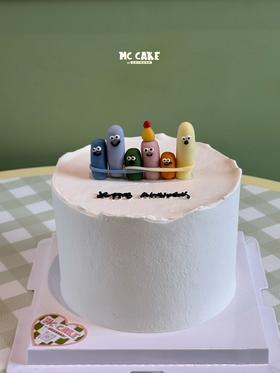 永远的好朋友/一家人 ins风蛋糕