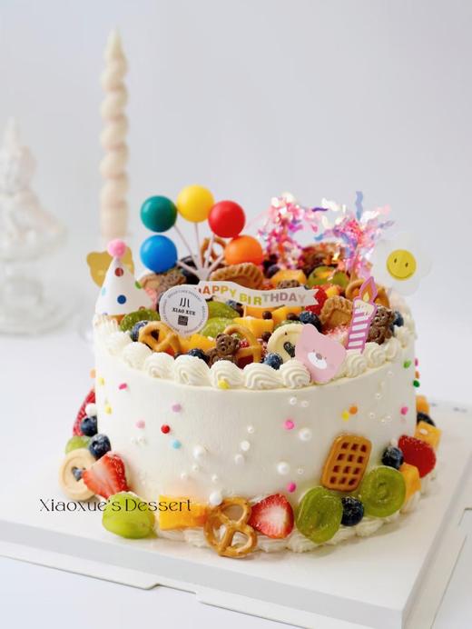 简约水果蛋糕（装饰随机） 商品图0